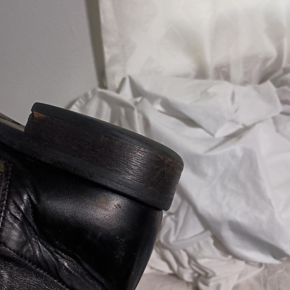 JCrew Black Knee-High Leather Riding Boots_9.5 - Picture 10 of 10